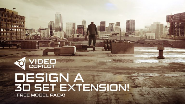 Design a 3D Set Extension Tutorial! + FREE model pack!