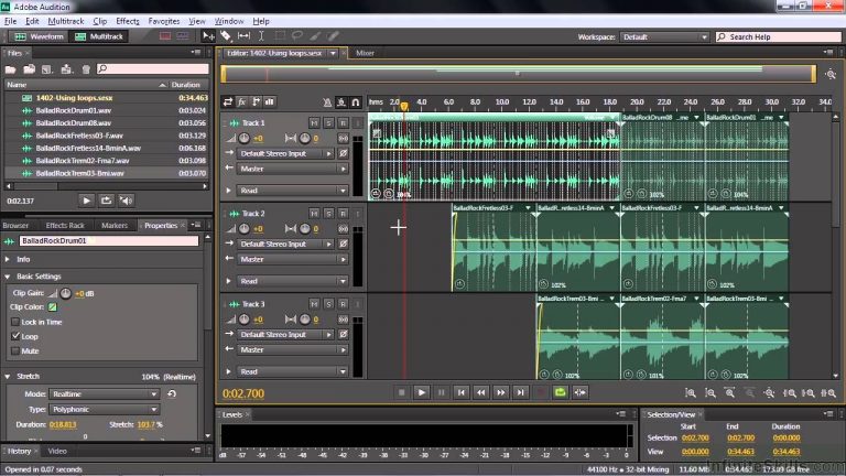 Adobe Audition CC Tutorial | Working With Loops In Audition