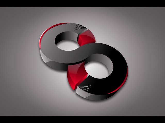 Illustrator Tutorial | 3D Glossy Logo Design Bend