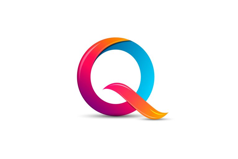 Illustrator Tutorial | 3D Logo Design Q Colorful
