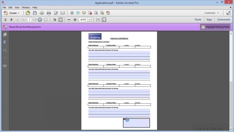 Adobe Acrobat XI Advanced Tutorial | Signing A PDF File