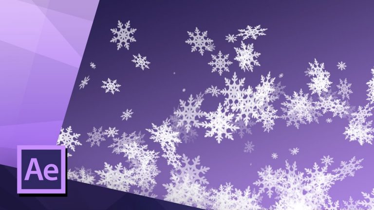 CREATE A SNOWFLAKE TRANSITION in AFTER EFFECTS