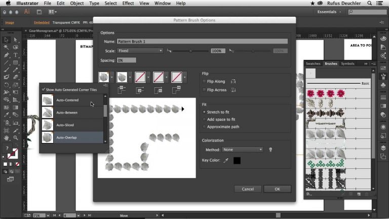 Work with New Images in Brushes in Adobe Illustrator CC