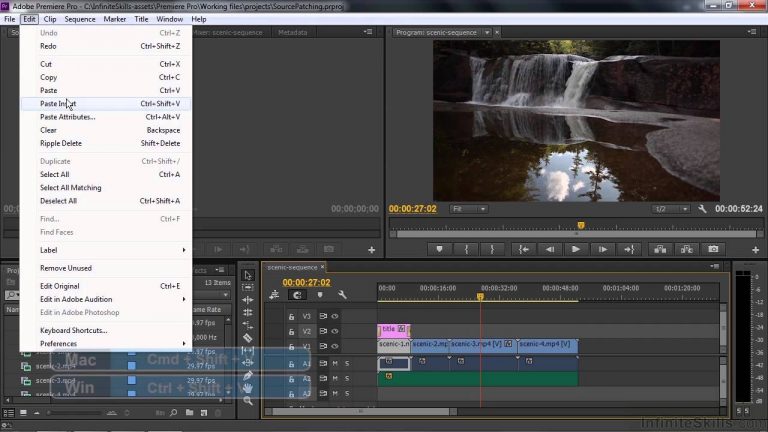 Adobe Premiere Pro CC Tutorial | Source Patching And Track Targeting