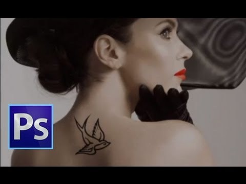 Adobe Photoshop CS6 – Tattoo Tutorial  [ Digital Tattoos ]