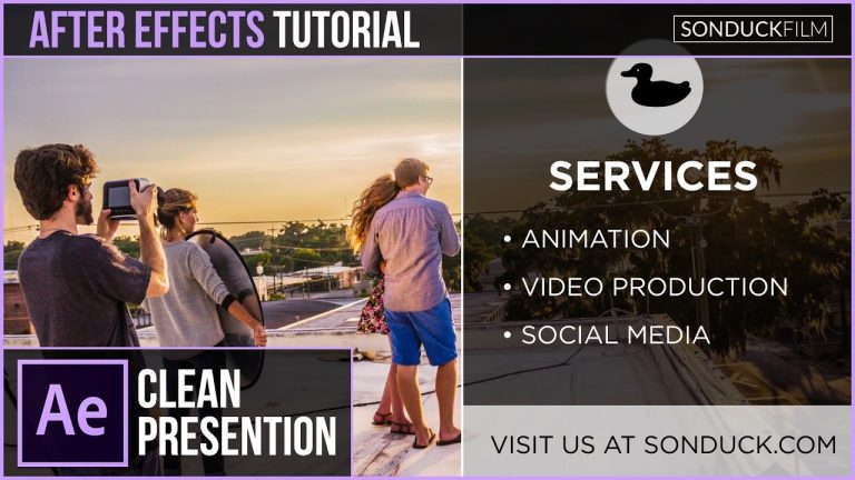 After Effects Tutorial: Easy Corporate Presentation Animation