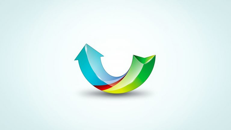 Illustrator Tutorial | 3D Arrow Logo Design