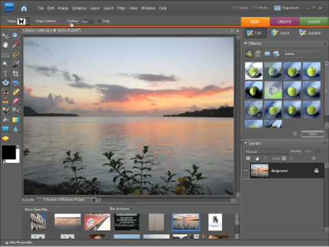 Photoshop Elements 7 Tutorial Using the cookie cutter