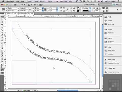Correct way to Format Type on a Path with Adobe InDesign CS5