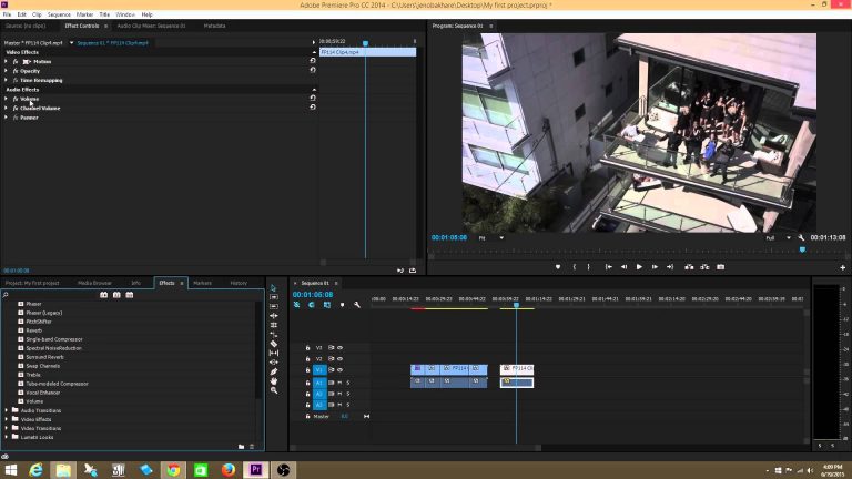 Adobe Premiere Pro CC 2014 Tutorial – Part 2 – Effects
