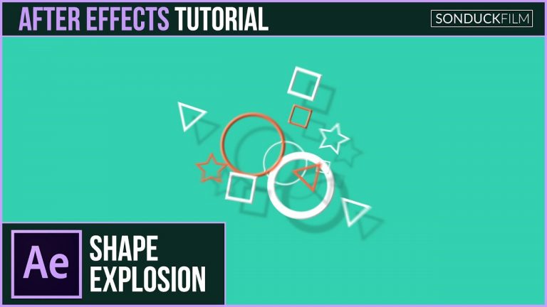 After Effects Tutorial: 2D Shape Particle Explosion – Motion Graphics