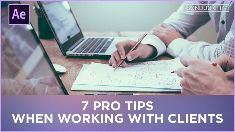 7 Pro After Effects Tips When Working With Clients
