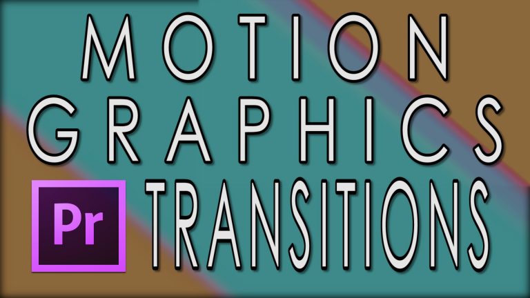 Adobe Premiere Tutorial – Motion Graphics Transitions