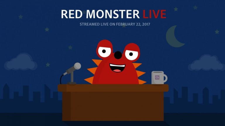 Red Monster Live! (Adobe Character Animator Livestream)