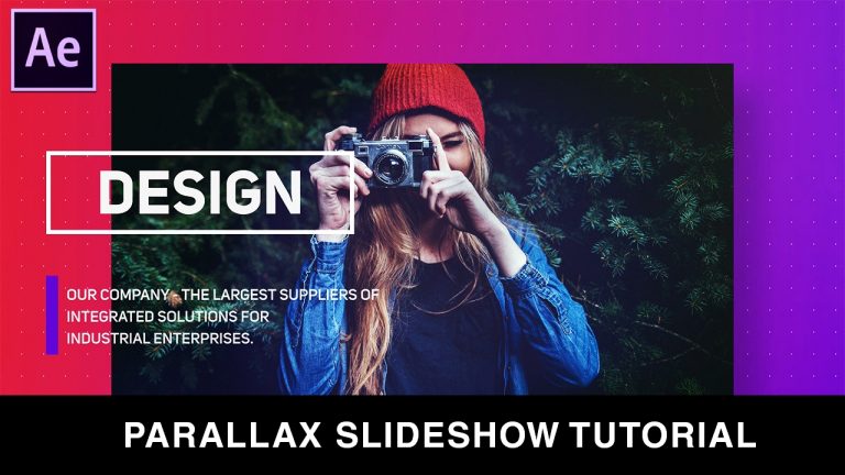 Create Parallax Slideshow in After Effects – Complete After Effects Tutorial