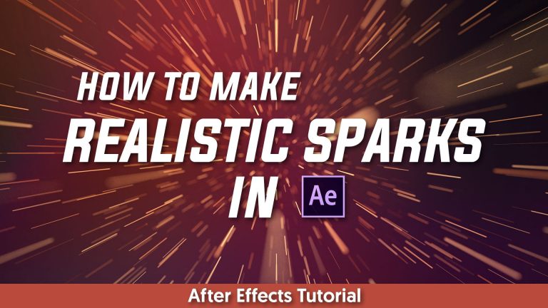 After Effects Tutorials : 3D Sparks with Trapcode Particular (GOLD DUST)