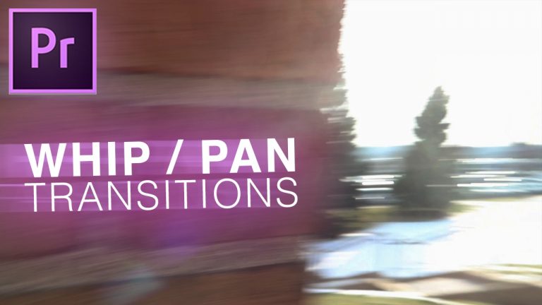 How to Smooth Whip Pan Camera Transition with almost ZERO Editing (Premiere Pro CC 2017)