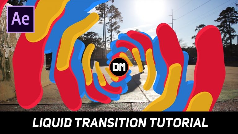 Create Liquid Motion Graphic Transition in After Effects – Complete After Effects Tutorial