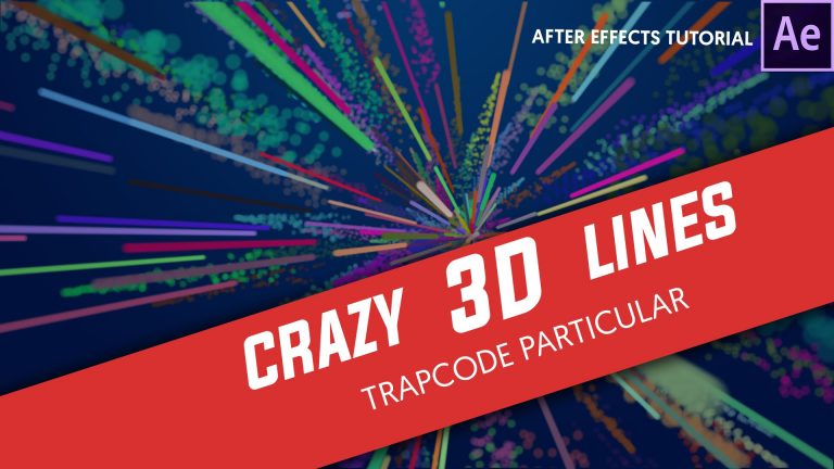 After Effects Tutorials : Crazy 3D Stroke with Trapcode Particular