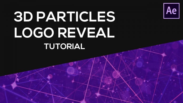 After Effects Tutorial :  Logo Reveal with Particles