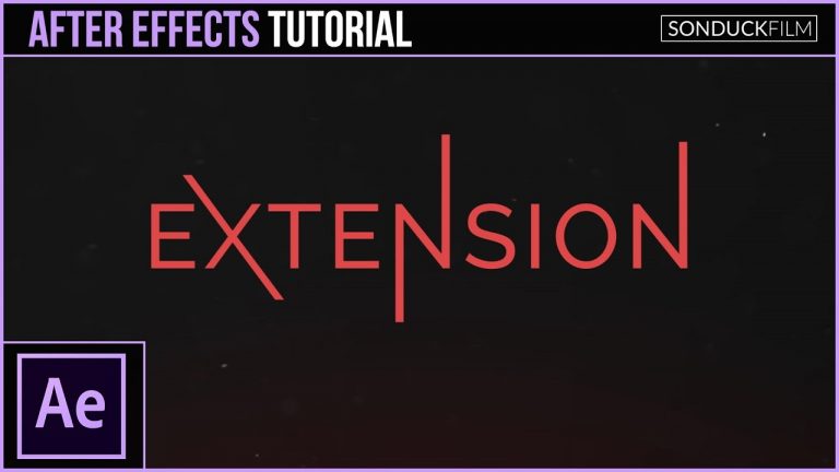 After Effects Tutorial: Animated Extended Text – Motion Graphics