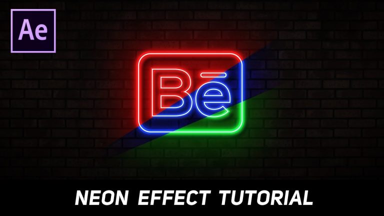 Create Neon Light Animation in After Effects – Complete After Effects Tutorial