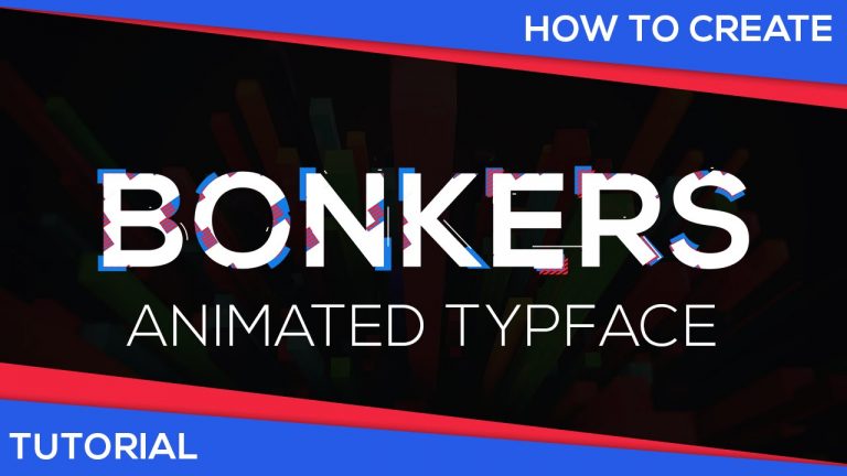 After Effects Tutorial : 2D Animated Typeface