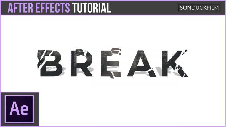 After Effects Tutorial: Break Up Text – Shatter Motion Graphics
