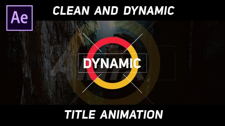 Dynamic Title Animation in After Effects – Complete After Effects Tutorial