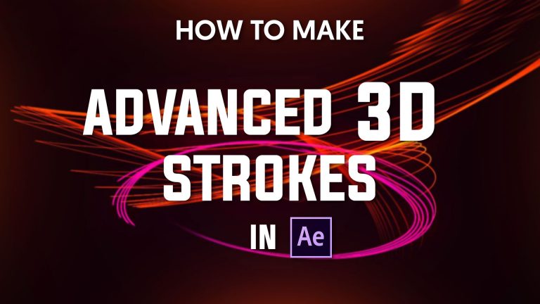 After Effects Tutorials : Advanced 3D Strokes with Trapcode