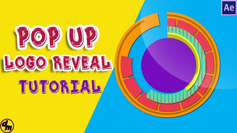 After Effects Tutorial : Pop-Up Circles Animation Logo Reveal