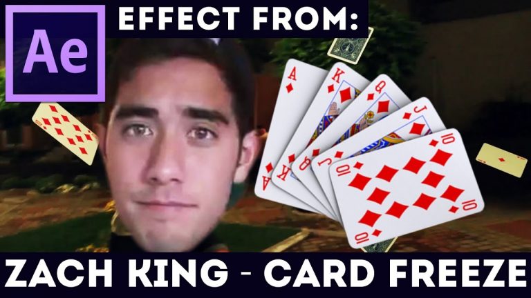 After Effects Tutorial: Zach King – Card Freeze + рус субтитры