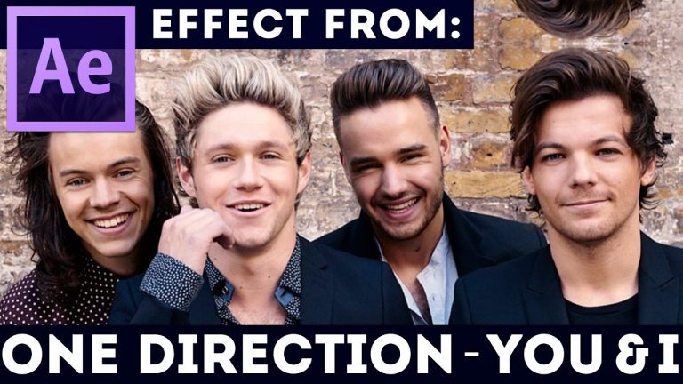 After Effects Tutorial: One Direction – You & I – MUSIC VIDEO – Freeze Frame – U & I – Clubfeet