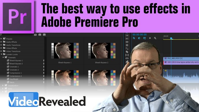 The best way to use effects in Adobe Premiere Pro