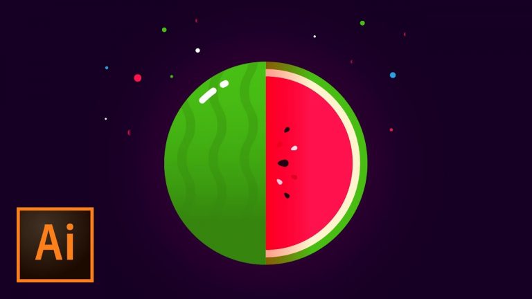 Create a Vector Watermelon Logo Mark – Illustrator Tutorial