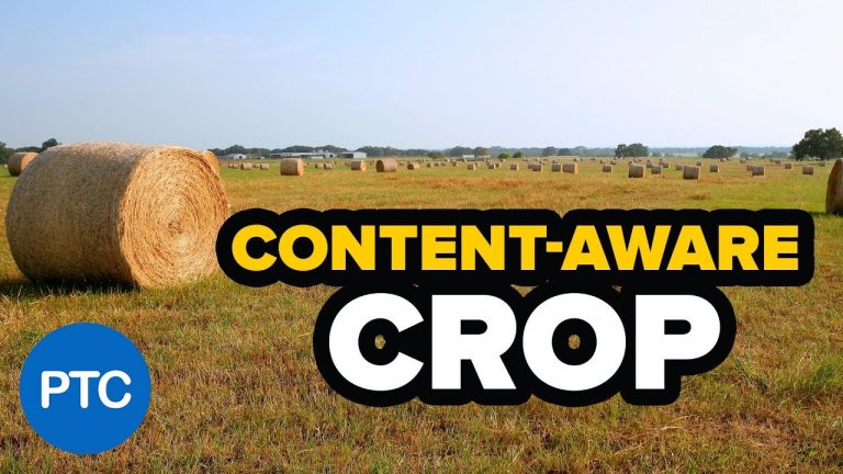 How To Use The CONTENT-AWARE CROP – Crop and Straighten Photos in Photoshop