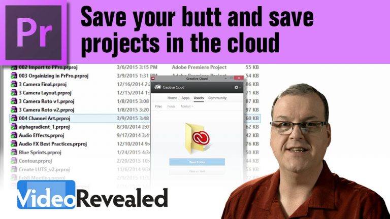 Save your butt and save projects in the cloud
