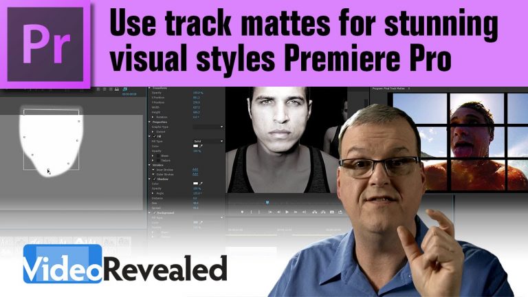 Use track mattes for stunning visual styles in Adobe Premiere Pro