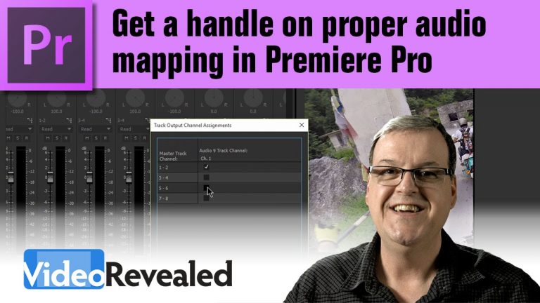 Get a handle on proper audio mapping in Adobe Premiere Pro