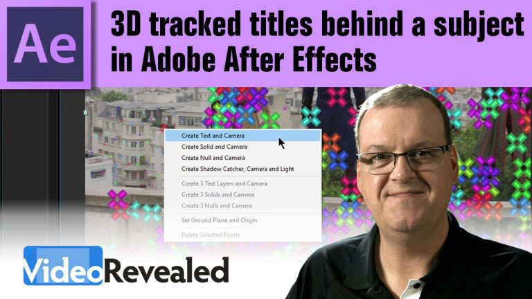 3D Tracked Titles behind a subject in Adobe After Effects