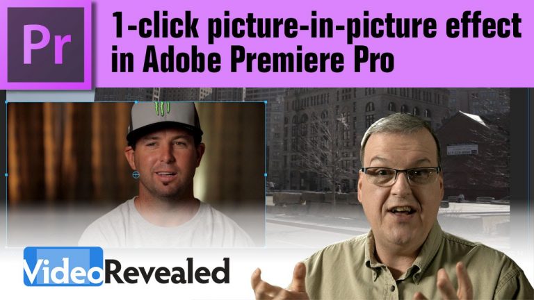 1-click picture-in-picture effect in Adobe Premiere Pro