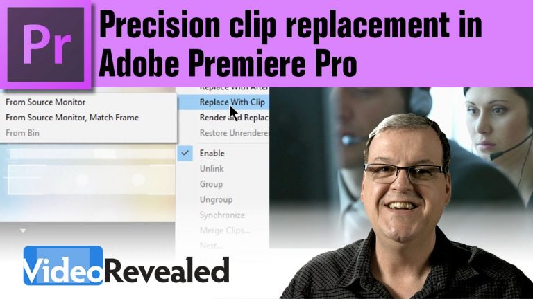 Precision clip replacement in Adobe Premiere Pro
