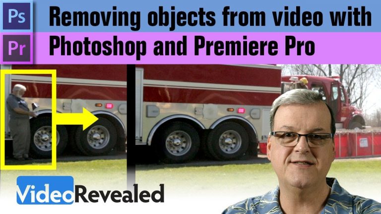 Removing objects in video with Photoshop and Premiere Pro
