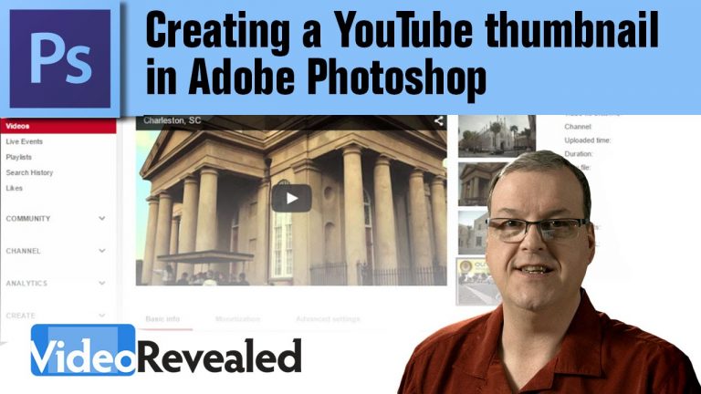 Creating a YouTube thumbnail in Adobe Photoshop
