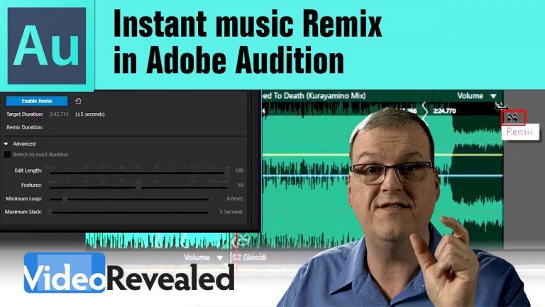 Instant music Remix in Adobe Audition