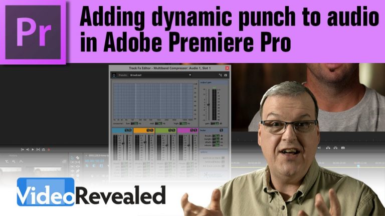 Adding dynamic punch to audio in Adobe Premiere Pro