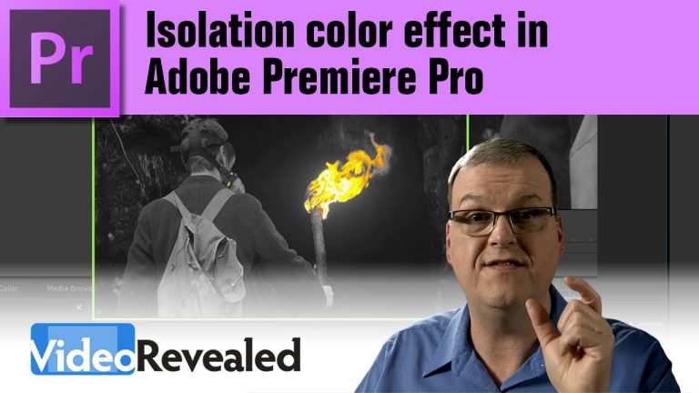 Isolation color effect in Adobe Premiere Pro
