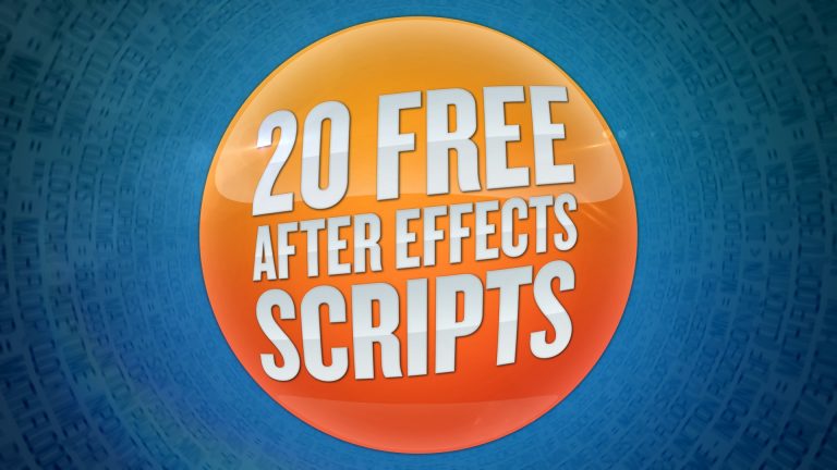 20 Free After Effects Scripts