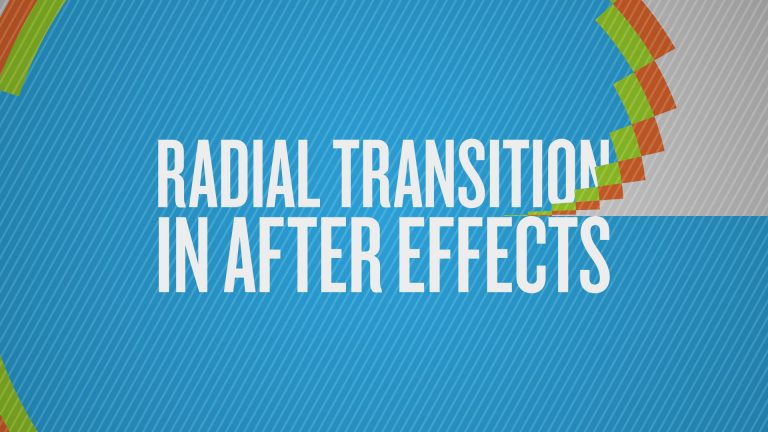 How To Create a Radial Transition in After Effects
