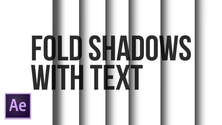 After Effects Tutorial: Shadow Cuts for Titles – Motion Graphics